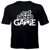 Eat, Sleep, Game Kids Printed T-shirts