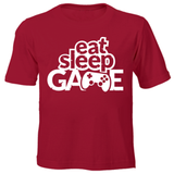 Eat, Sleep, Game Kids Printed T-shirts