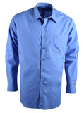 SALE - MENS P070 L\S SHIRT BLUE