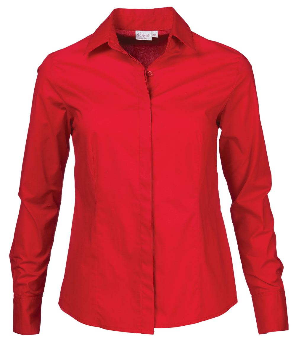 SALE - Rolando - K213 Ladies Stretch Poplin Savannah L/S Blouse