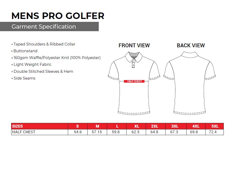 Captivity - Mens Pro Golfer