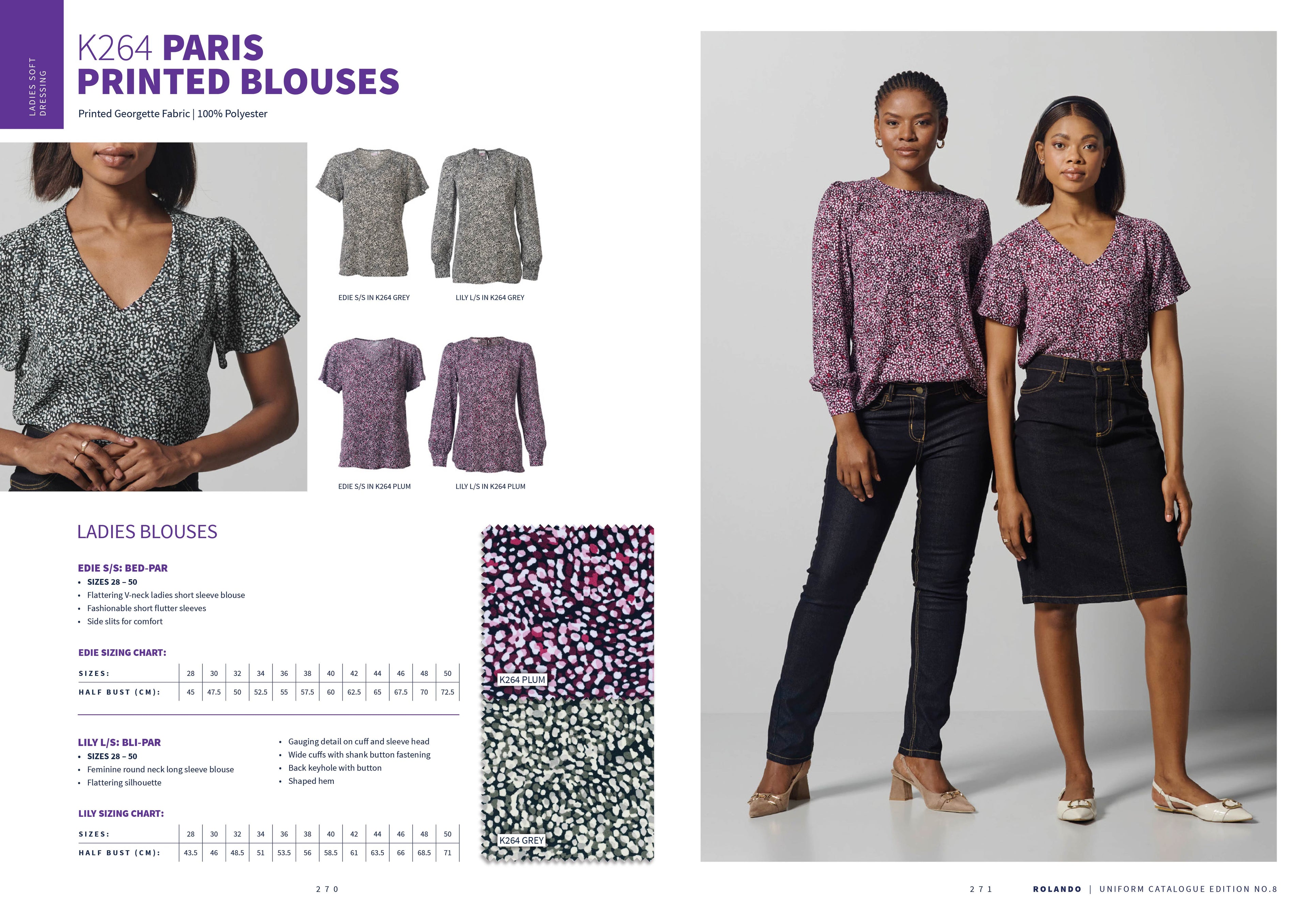 Colmart - Paris K264 Long Sleeve Blouse