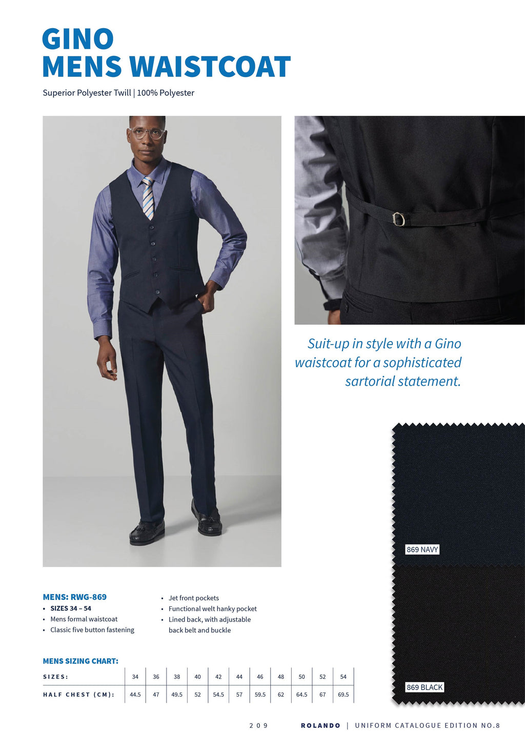 Colmart - Gino Mens Waistcoat