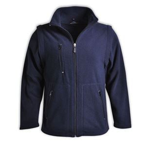 Ladies Zip Off Sleeve Polar Fleece