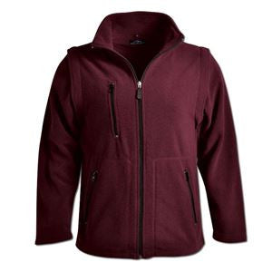 Ladies Zip Off Sleeve Polar Fleece