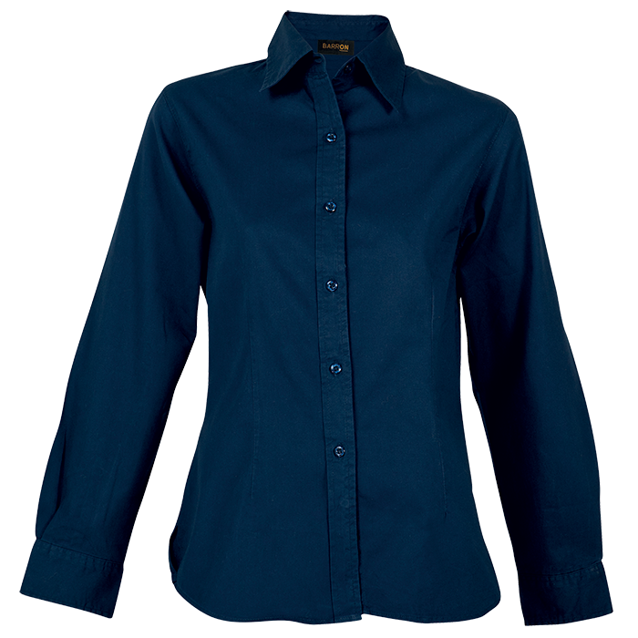 Barron - Ladies Brushed Cotton Twill Blouse L/S Shirt
