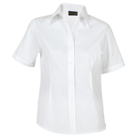 Barron - Ladies Brushed Cotton Twill Blouse Short Sleeve