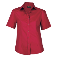 Barron - Ladies Brushed Cotton Twill Blouse Short Sleeve