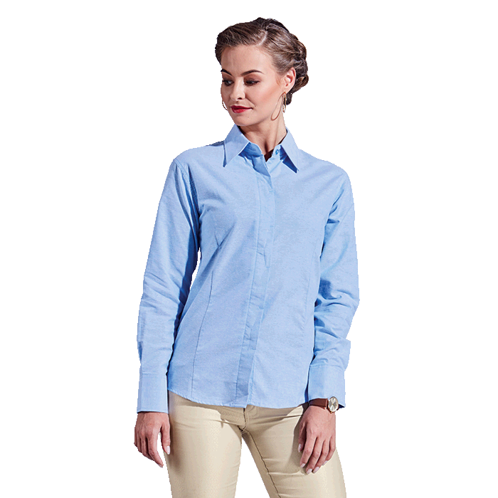 Barron - Ladies Oxford Blouse L/S