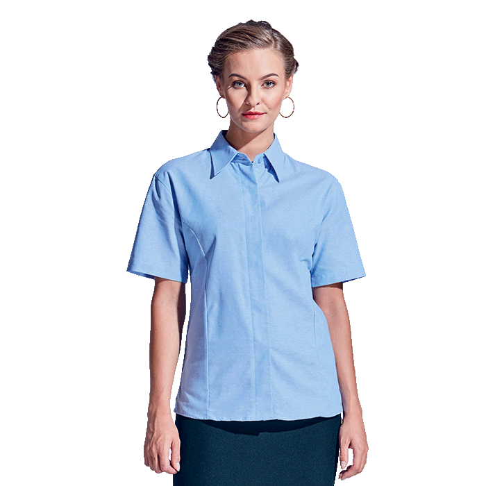 Barron - Ladies Oxford Blouse S/S