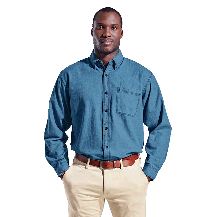 Barron - Mens Denim Lounge Shirt
