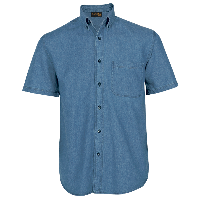 Barron - Mens Denim Shirt S/S