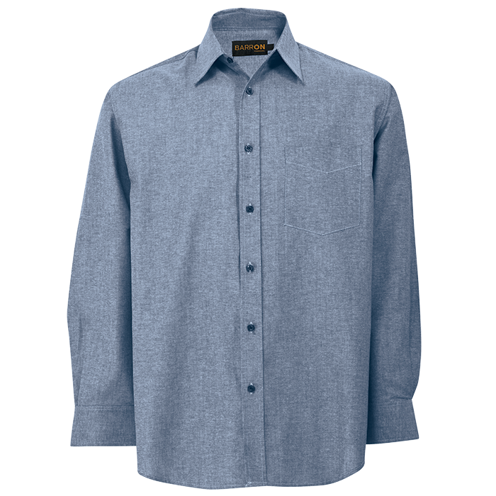 Barron - Mens Oxford Lounge L/S Shirt