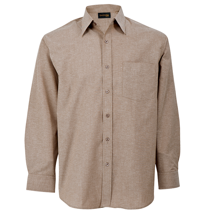 Barron - Mens Oxford Lounge L/S Shirt