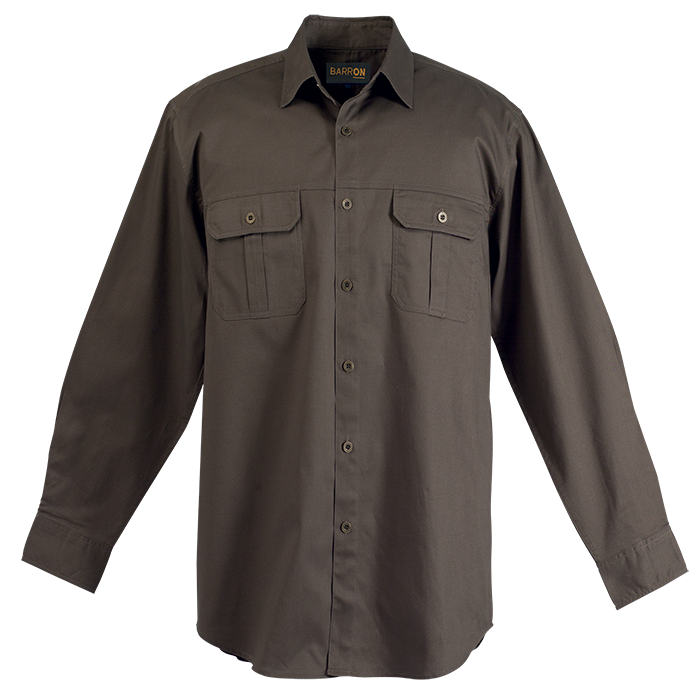 Barron - Mens L/S Bush Shirt