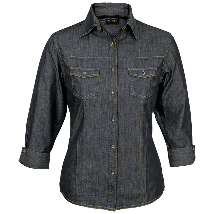 Barron  Ladies Denver Denim Blouse