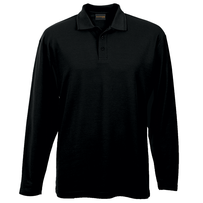 Barron  Mens 175g Pique Knit Long Sleeve Golfer