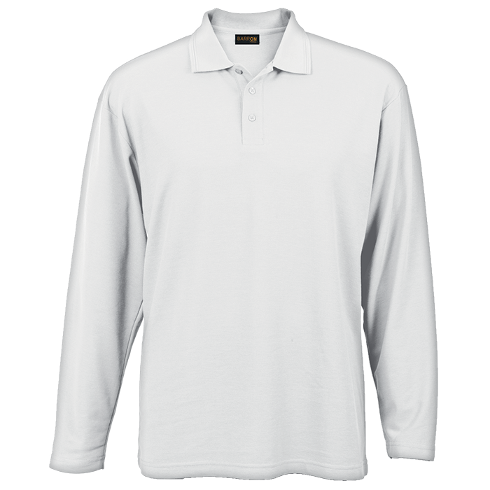 Barron  Mens 175g Pique Knit Long Sleeve Golfer