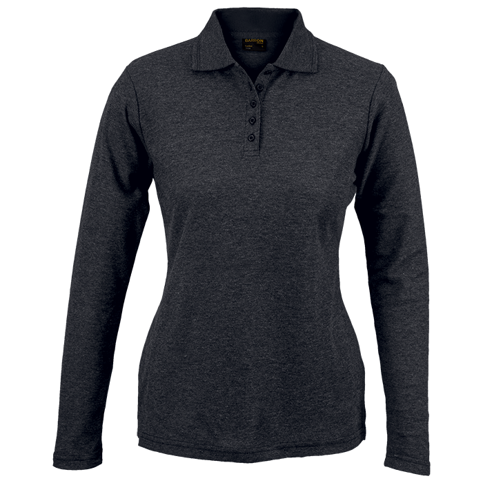 BARRON Ladies 175g Pique Knit Long Sleeve Golfer