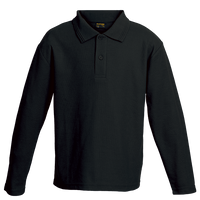 Kiddies 175g Pique Knit L/S Golfer