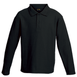 Kiddies 175g Pique Knit L/S Golfer