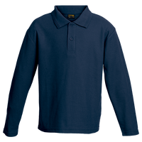 Kiddies 175g Pique Knit L/S Golfer