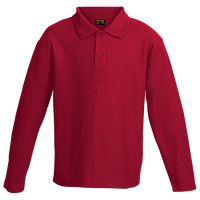 Kiddies 175g Pique Knit L/S Golfer