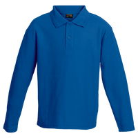 Kiddies 175g Pique Knit L/S Golfer