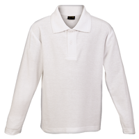 Kiddies 175g Pique Knit L/S Golfer