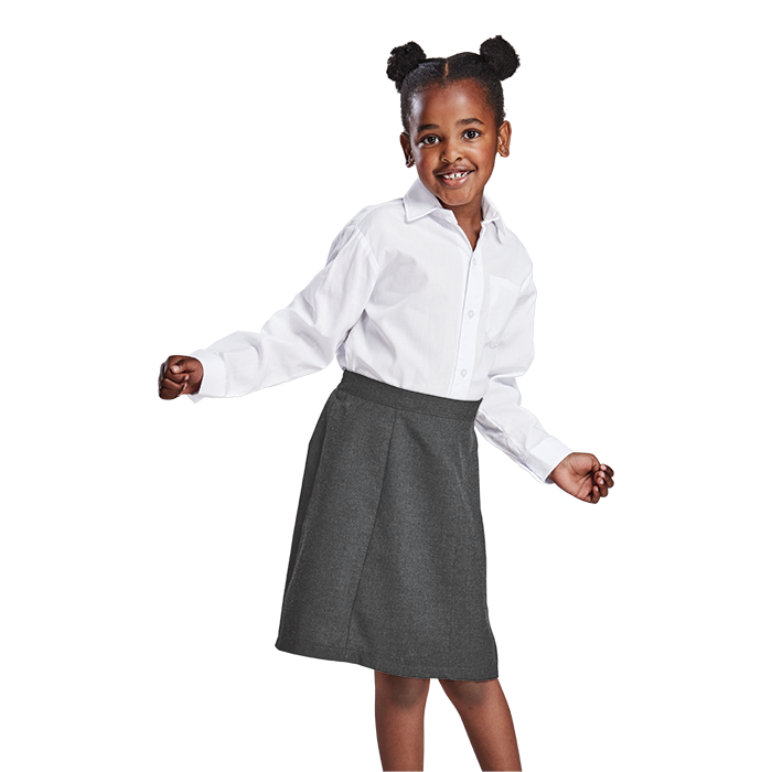 Barron - Girls Panelled School Skirt