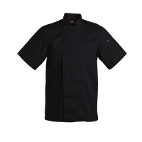 Short Sleeve black chef jacket