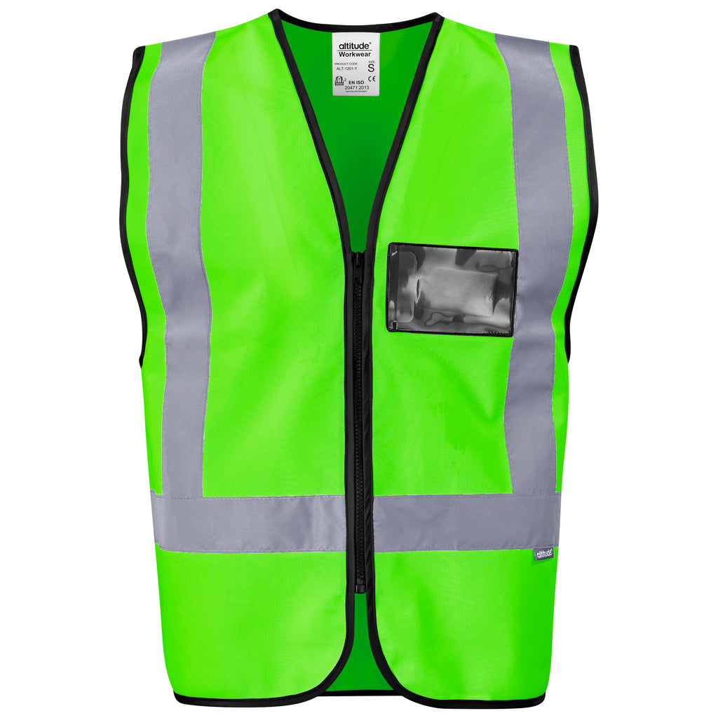 Direction Hi-Viz Reflective Full Zip Vest