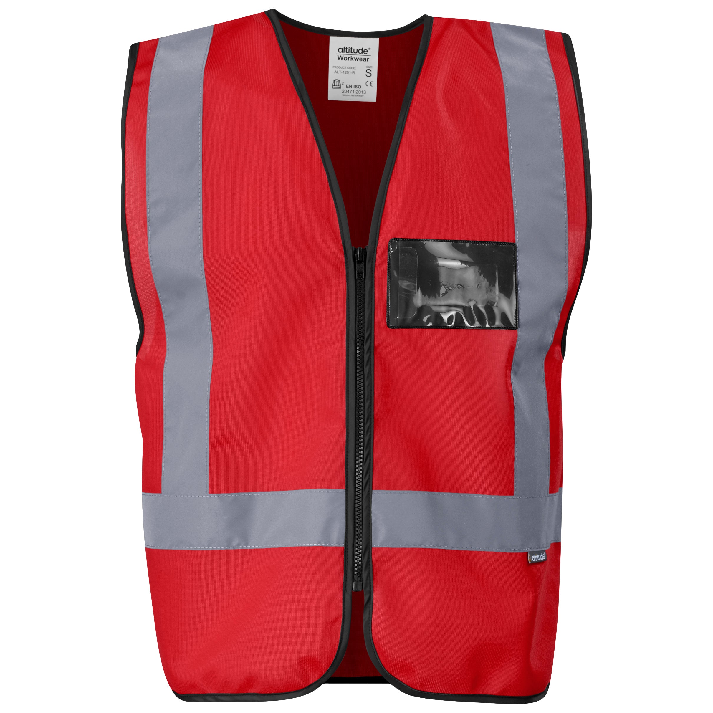 Direction Hi-Viz Reflective Full Zip Vest