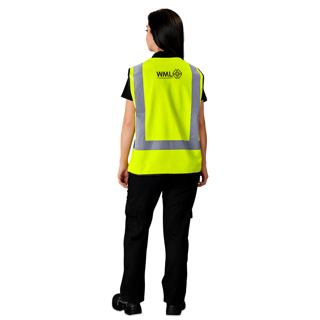 Direction Hi-Viz Reflective Full Zip Vest