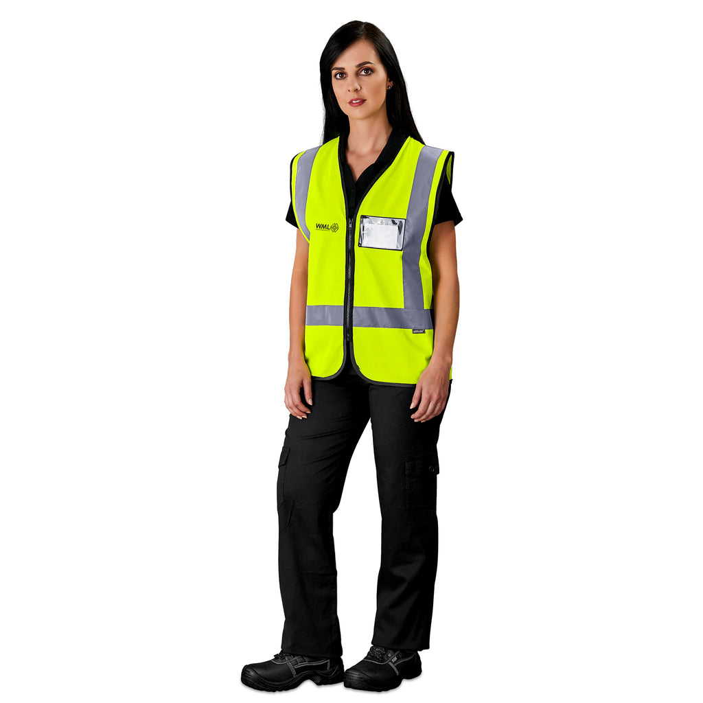 Direction Hi-Viz Reflective Full Zip Vest