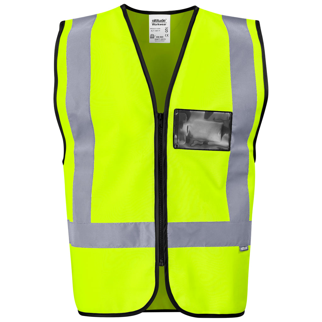 Direction Hi-Viz Reflective Full Zip Vest