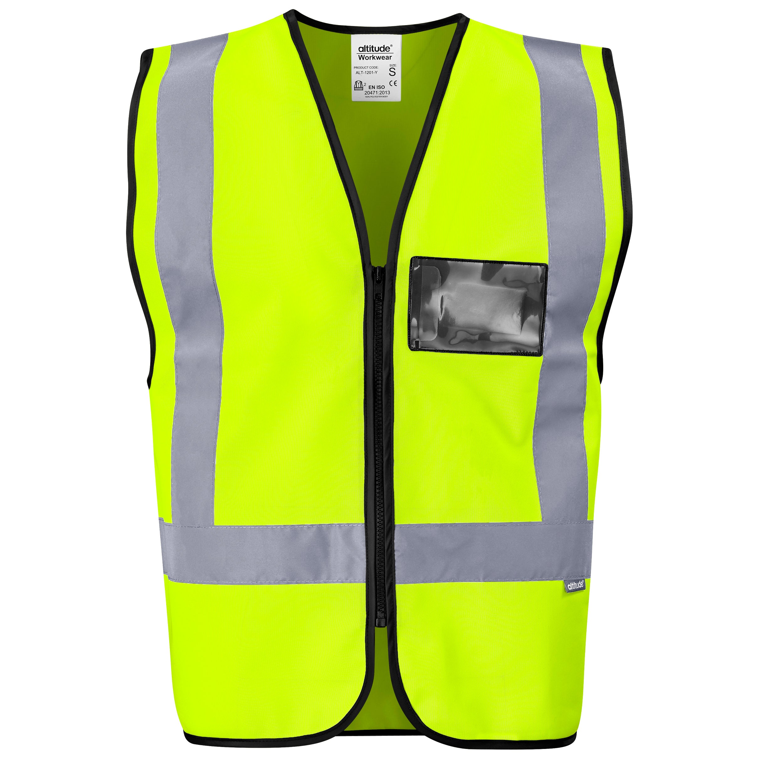 Direction Hi-Viz Reflective Full Zip Vest