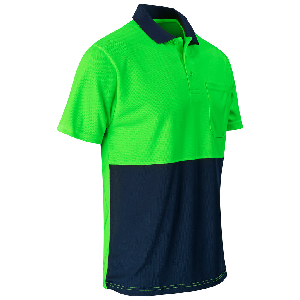 Inspector Two-Tone Hi-Viz Golf Shirt