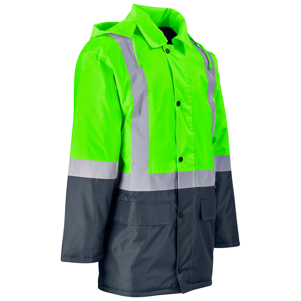 Hazard Padded Two-Tone Hi-Viz Reflective Jacket