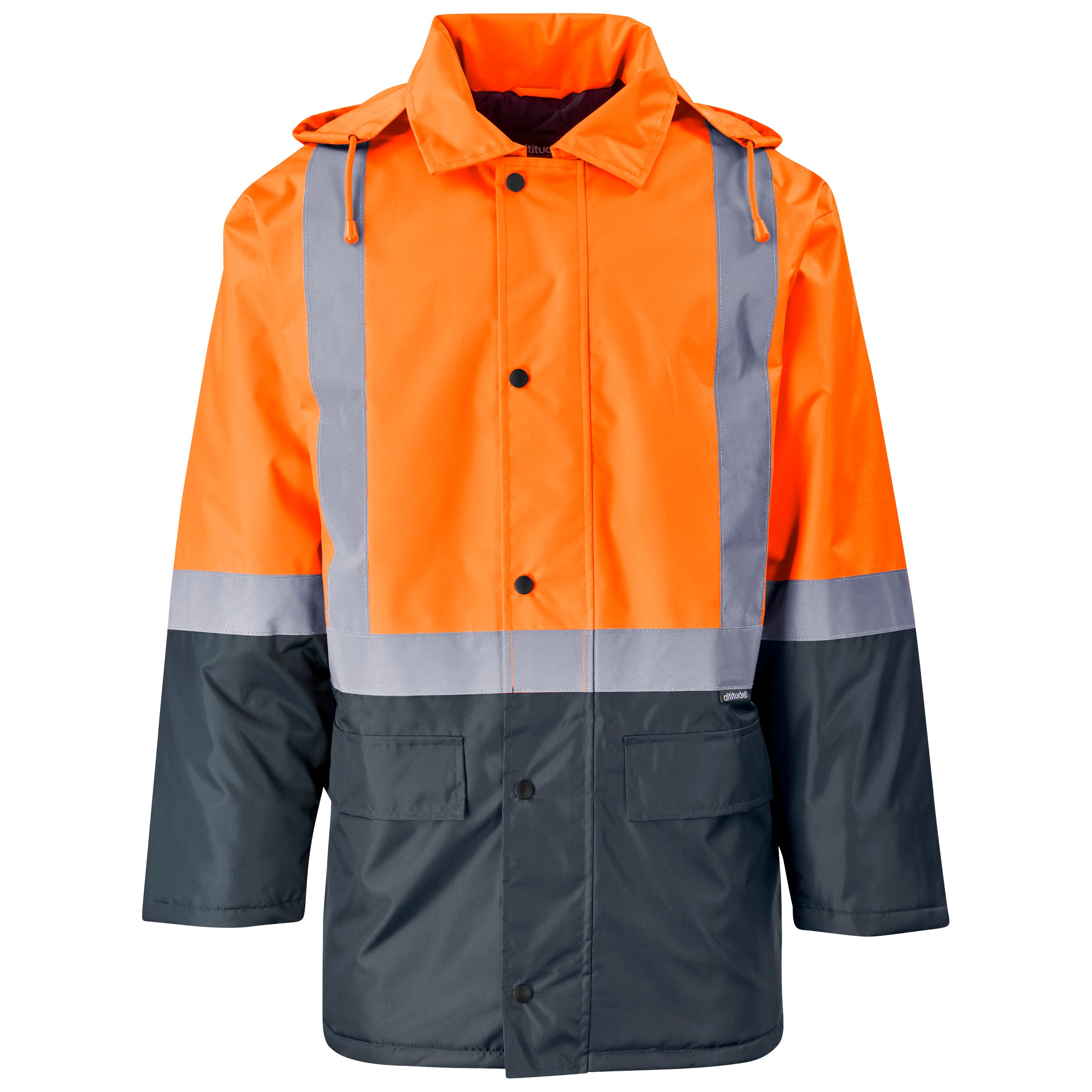 Hazard Padded Two-Tone Hi-Viz Reflective Jacket