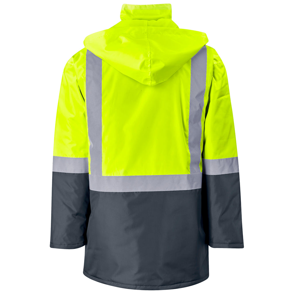 Hazard Padded Two-Tone Hi-Viz Reflective Jacket