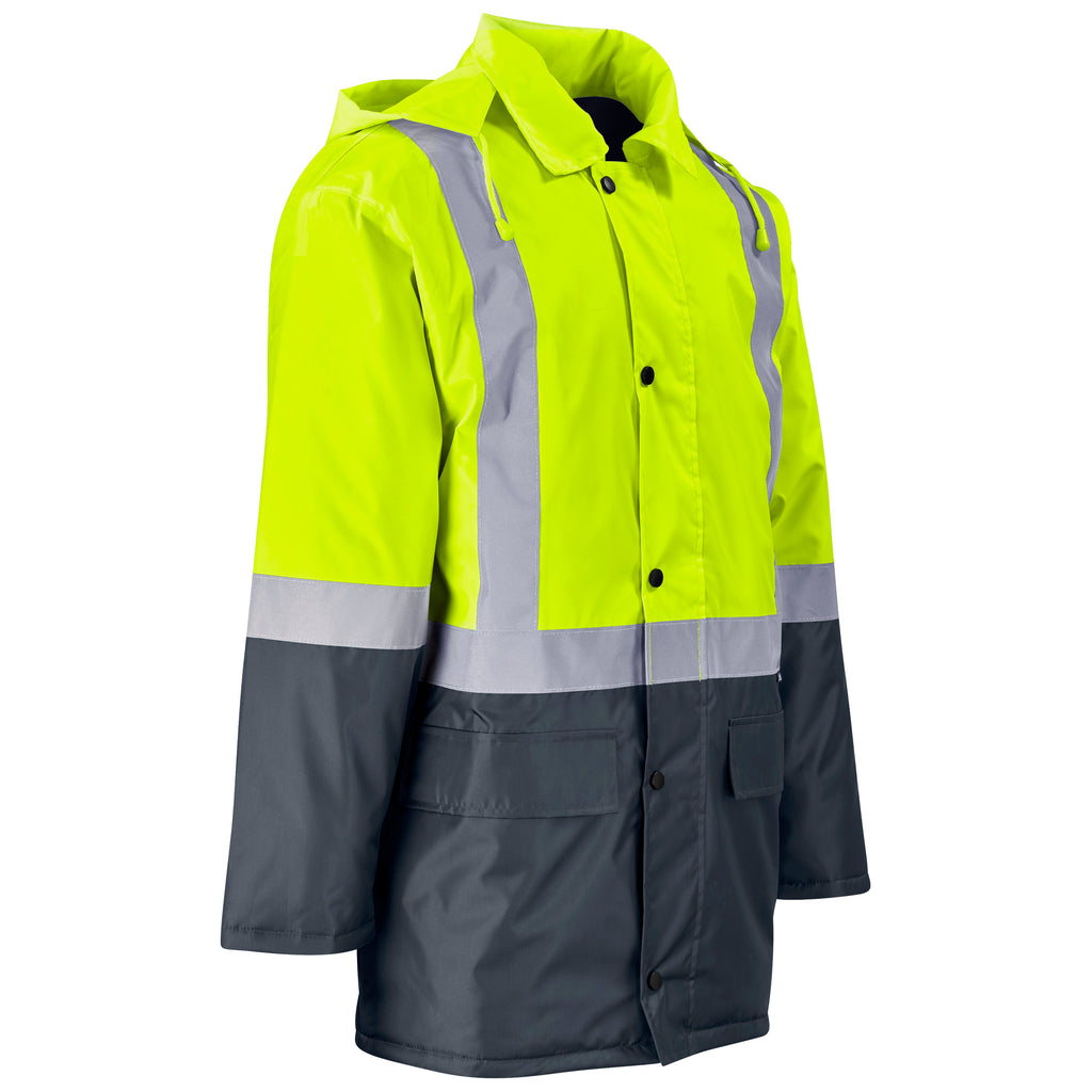 Hazard Padded Two-Tone Hi-Viz Reflective Jacket