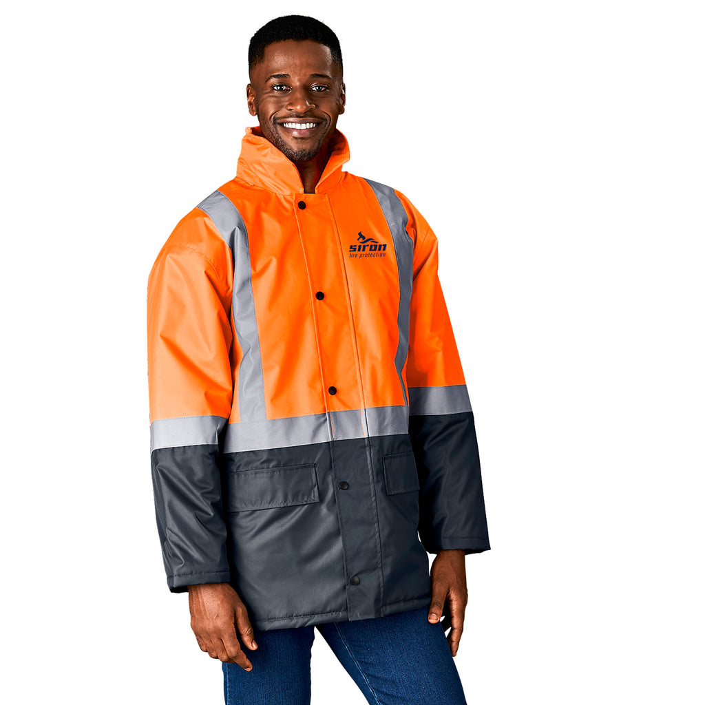 Hazard Padded Two-Tone Hi-Viz Reflective Jacket