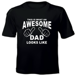 Awesome Dad - Printed T-Shirt