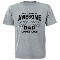 Awesome Dad - Printed T-Shirt