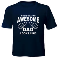 Awesome Dad - Printed T-Shirt