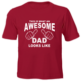 Awesome Dad - Printed T-Shirt