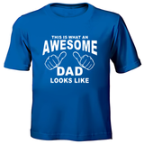 Awesome Dad - Printed T-Shirt