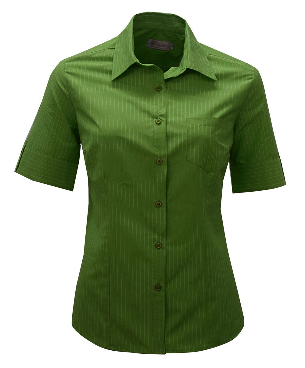 Rolando - K202 Ladies Stripe S/S Angelique Blouse