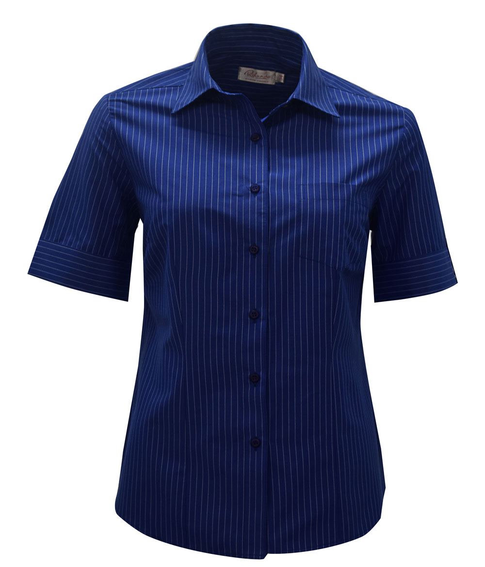 Rolando - K202 Ladies Stripe S/S Angelique Blouse